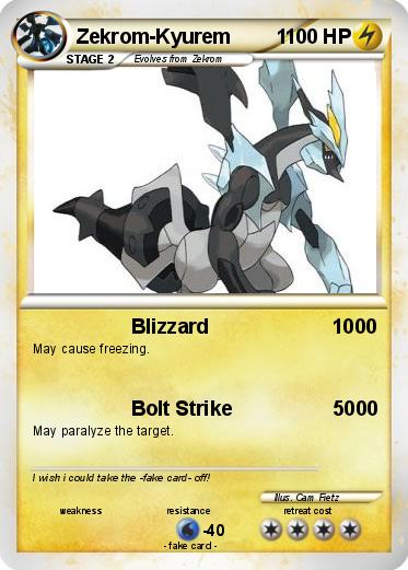 Pokemon Zekrom-Kyurem        1