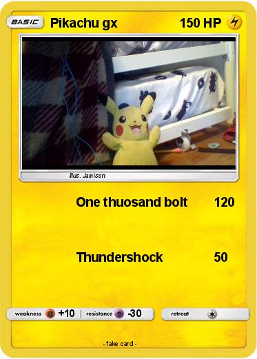 Pokemon Pikachu gx