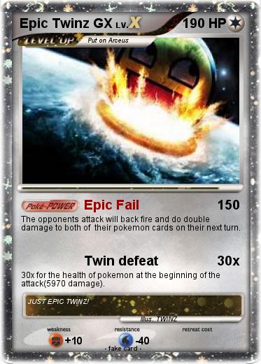 Pokemon Epic Twinz GX