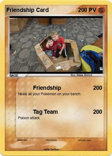 Pokemon Friendship Card