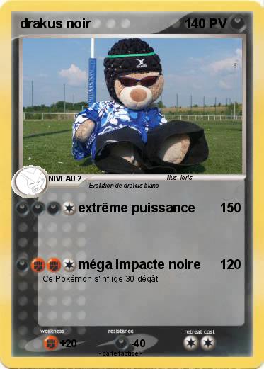 Pokemon drakus noir