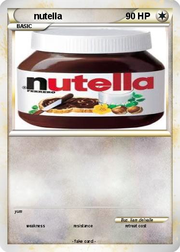 Pokemon nutella