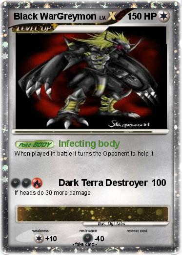 Pokemon Black WarGreymon