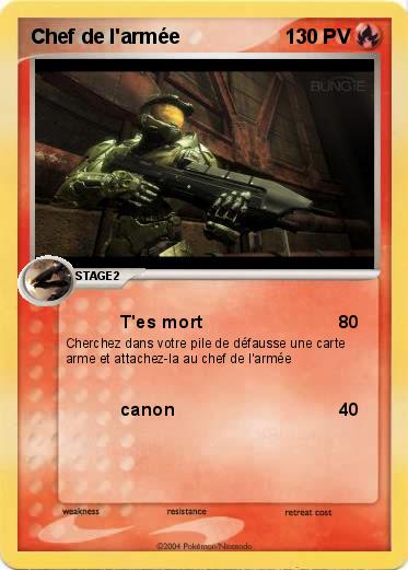 Pokemon Chef de l'armée