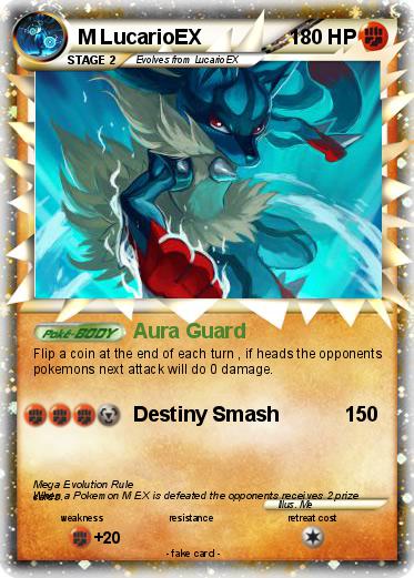 Pokemon M LucarioEX