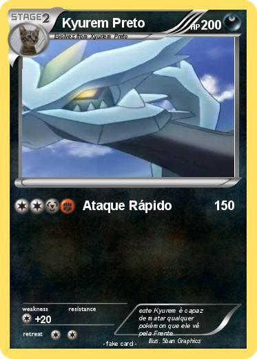 Pokemon Kyurem Preto