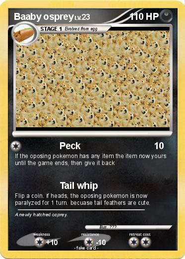 Pokemon Baaby osprey