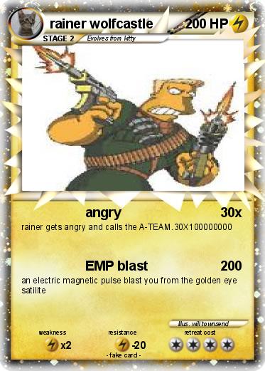 Pokemon rainer wolfcastle