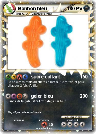 Pokemon Bonbon bleu