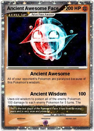 Pokemon Ancient Awesome Face