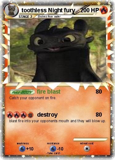 Pokemon toothless Night fury
