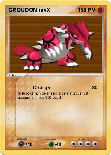 Pokemon GROUDON nivX