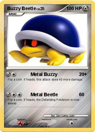 Pokemon Buzzy Beetle
