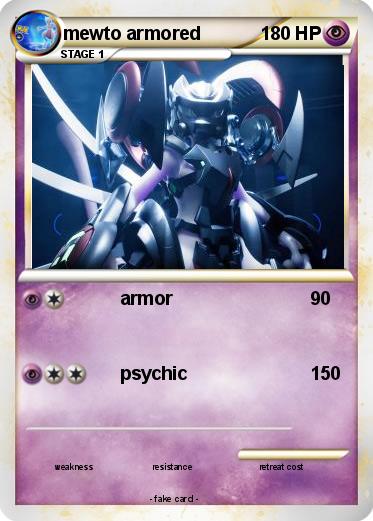 Pokemon mewto armored