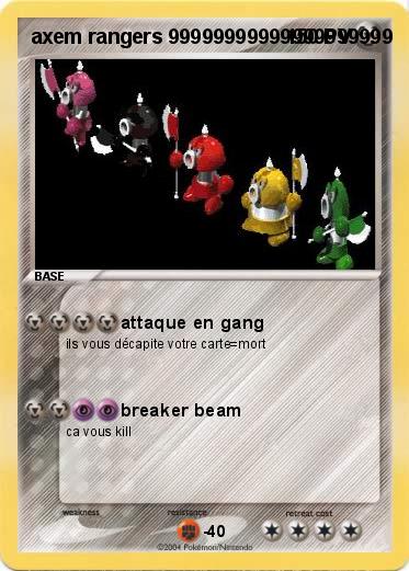 Pokemon axem rangers 99999999999999999999