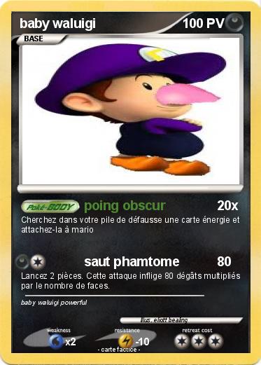 Pokemon baby waluigi