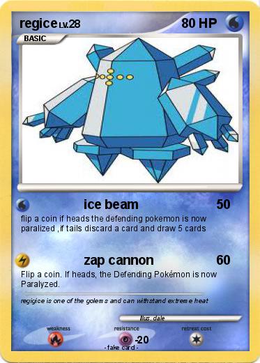 Pokemon regice