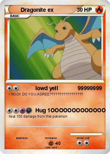 Pokemon Dragonite ex