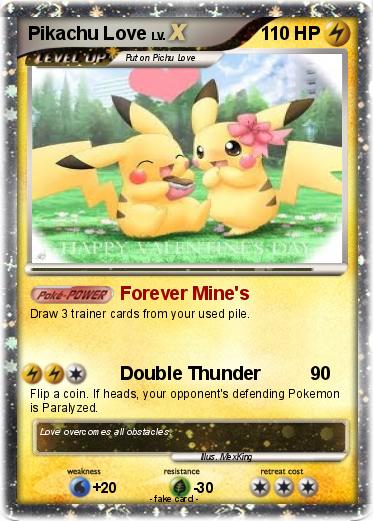 Pokemon Pikachu Love