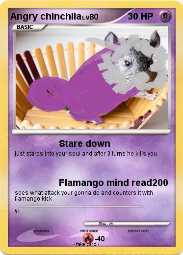 Pokemon Angry chinchila