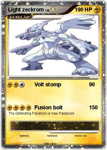 Pokemon Light zeckrom