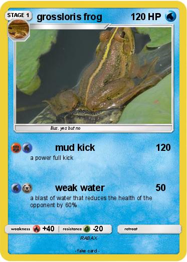 Pokemon grossloris frog