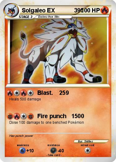 Pokemon Solgaleo EX            390
