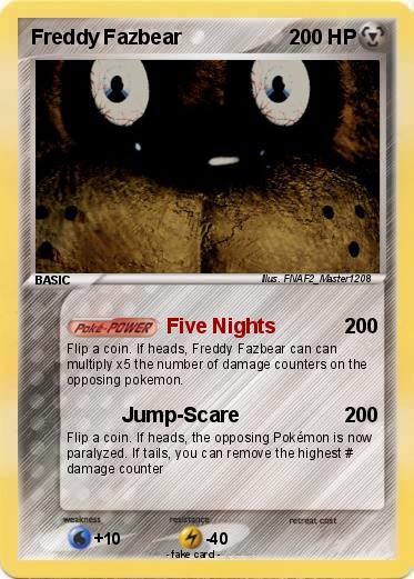 Pokemon Freddy Fazbear