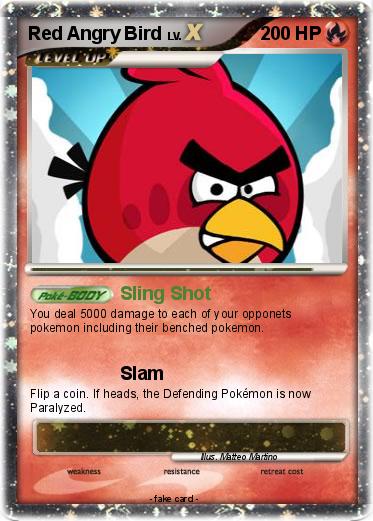 Pokemon Red Angry Bird
