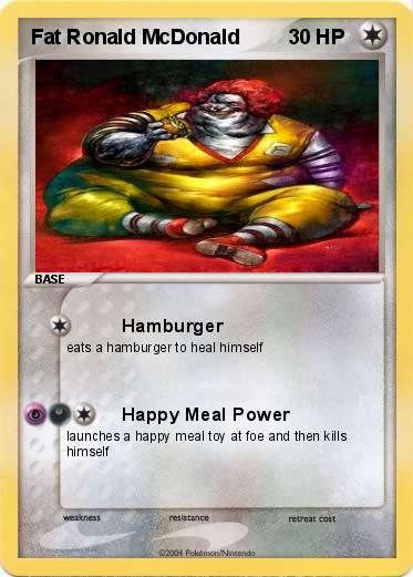 Pokemon Fat Ronald McDonald
