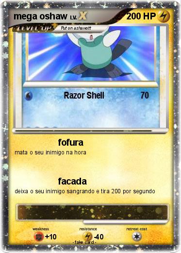Pokemon mega oshaw