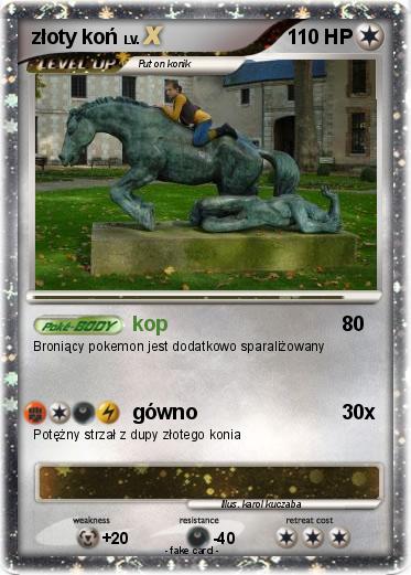 Pokemon złoty koń