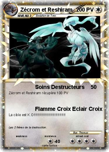 Pokemon Zécrom et Reshiram