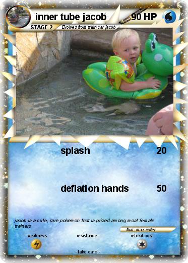 Pokemon inner tube jacob