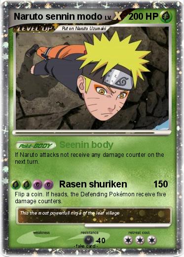 Pokemon Naruto sennin modo