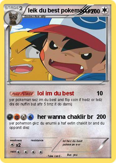 Pokemon leik du best pokeman evr