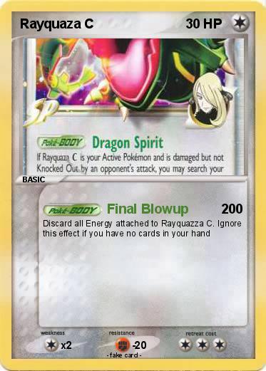 Pokemon Rayquaza C