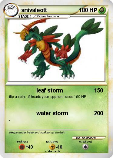 Pokemon snivaleott