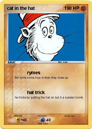 Pokemon cat in the hat