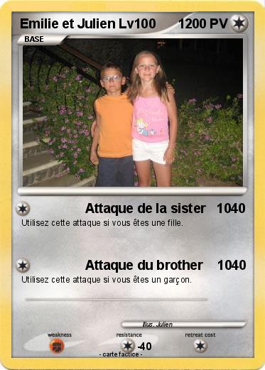 Pokemon Emilie et Julien Lv100      1