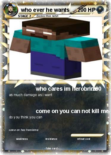 Pokemon who ever he wants