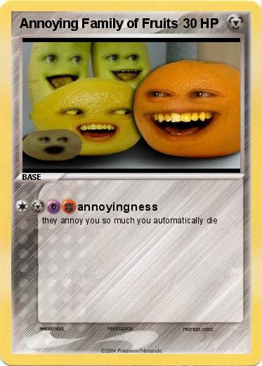 Pokemon Annoying Family of Fruits