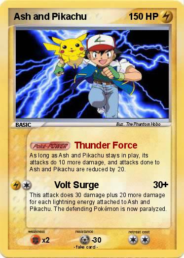 Pokemon Ash and Pikachu