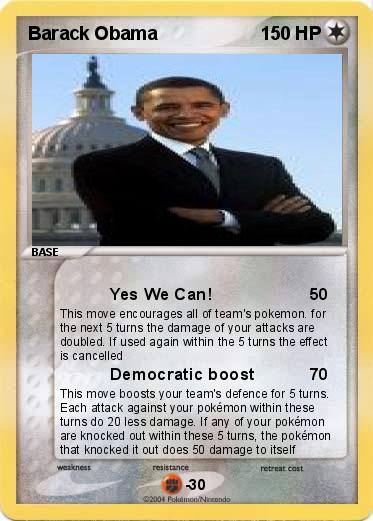 Pokemon Barack Obama