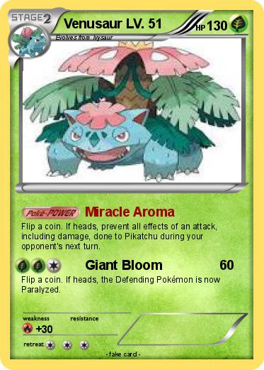 Pokemon Venusaur LV. 51