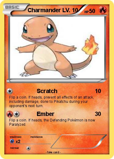 Pokemon Charmander LV. 10