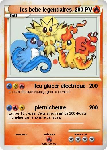 Pokemon les bebe legendaires