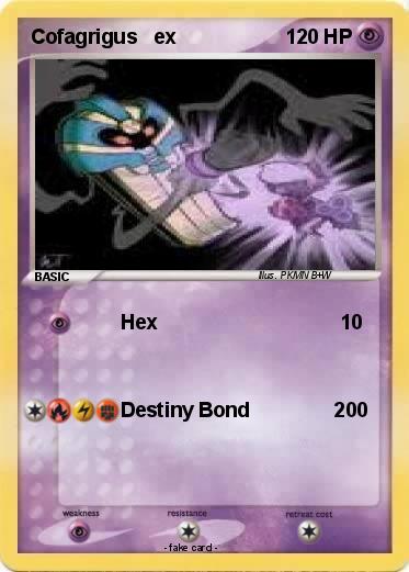 Pokemon Cofagrigus   ex