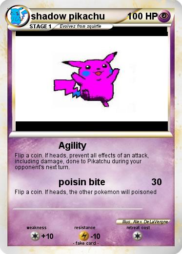 Pokemon shadow pikachu
