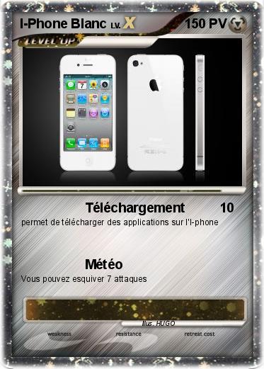 Pokemon I-Phone Blanc